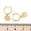 925 Sterling Silver Micro Pave Clear Cubic Zirconia Hoop Earrings for Women EJEW-G427-01G-01-5