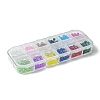 12 Colors Transparent Baking Paint Crackle Glass Beads CCG-FS0001-02B-6