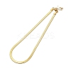Ion Plating(IP) 304 Stainless Steel Herringbone Chain Necklace for Men Women NJEW-E076-03D-G-1