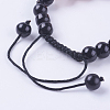 Fashion Cat Eye Jewelry Sets:Bracelets & Rings SJEW-JS00142-04-4