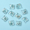 10Pcs Luminous Transparent Resin Pendants RESI-YW0004-44D-1