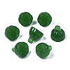 Imitation Jade Glass Charms X-GLAA-S054-24B-1