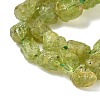 Raw Rough Natural Peridot Beads Strands G-M453-D12-4