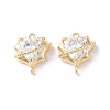 Brass Connector Charms KK-I702-22G-2