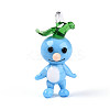 Handmade Lampwork Cartoon Radish Pendants LAMP-T025-10A-1