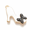 Alloy Enamel Stilettos Pendants X-ENAM-S115-041D-2