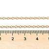 Trendy Unisex 304 Stainless Steel Cable Chain Necklaces NJEW-L043-16G-2