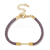 Braided Nylon Cord Bracelet Making MAK-L043-01G-15-1