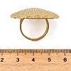 304 Stainless Steel Cuff Open Rings for Women SA-CBAF040-10G-3