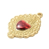 304 Stainless Steel Enamel Pendants STAS-K303-04G-05-2