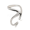 Non-Tarnish 304 Stainless Steel Open Cuff Rings RJEW-Z018-24P-1