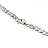 304 Stainless Steel Curb Chain/Twisted Chain Necklaces STAS-A028-N123P-3