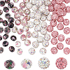 DIY Polymer Clay Rhinestone & Gold Sand Lampwork Beads Making Findings Beads Kits RB-PH0001-59-1