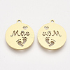 201 Stainless Steel Pendants STAS-T044-145G-1