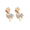 Rack Plating Alloy Enamel Pendants LS-ENAM-N055-118-2