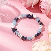 Natural Gemstone Stretch Bracelets for Women BJEW-JB10995-01-2