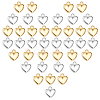 160Pcs 2 Colors CCB Plastic Pendants KY-GA0001-31-1