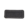 PU Leather Rectangle Bag Bottom PURS-WH0001-15E-1