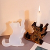 Lovely Cat Shape Candlestick Silhouette Silicone Molds SIMO-C010-01C-7
