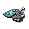 Perfect Printed Acrylic Pendants OACR-G018-01E-2