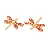 304 Stainless Steel Enamel Pendants STAS-K256-06G-05-2