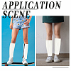 Acrylic Fibers Leg Sleeves AJEW-WH20072-16B-5