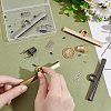 4 Sets 4 Colors DIY Zinc Alloy Purse Twist Lock Fasteners FIND-UN0003-43-4