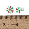 Christmas Theme Handmade Polymer Clay Sprinkles Mix X-CLAY-F005-03-3
