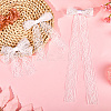 1Box Polyester Alloy Bowknot Hair Clips PHAR-CN0001-03-3