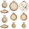 10Pcs 5 Styles Wood Embroidery Hoop DIY-CP0012-43B-1