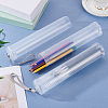 2Pcs Extendable Plastic Paint Brush Case AJEW-GF0013-01-4