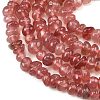 Natural Strawberry Quartz Beads Strands G-P622-B01-02-4