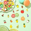 54Pcs 27 Styles Light Gold Plated Alloy Enamel Pendants ENAM-YW0005-14-5