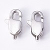 Tarnish Resistant 304 Stainless Steel Lobster Claw Clasps LS-STAS-P190-06-2
