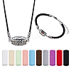 1Set Stainless Steel Perfume Bottle Necklaces NJEW-FH0001-27-1