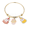 20Pcs 4 Style Alloy Enamel Pendants ENAM-CJ0001-111-7