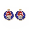 Alloy Crystal Rhinestone Pendants FIND-C019-17KCG-01-2