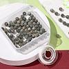100Pcs 8mm Grade AA Natural  Labradorite Round Beads DIY-LS0002-58-5