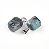 Natural Agate Dyed Nuggets Pendants G-Q996-27-01-2