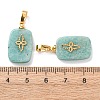 Natural Amazonite Pendants G-G461-07G-08-3