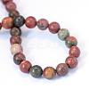 Natural Picasso Stone/Picasso Jasper Beads Strands G-E334-10mm-10-3