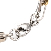 201 Stainless Steel Link Chain Bracelets BJEW-B078-112GP-3