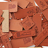 PU Leather Labels DIY-TA0003-25-10