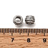 Brass Micro Pave Cubic Zirconia Beads KK-Z126-16P-2