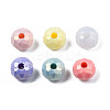 Spray Painted Acrylic Beads MACR-S280-03-3