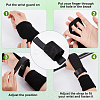 1 Set Fibre Hand Grips for Weightlifting AJEW-GF0005-51-4