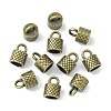 Tibetan Style Alloy Cord Ends TIBEP-Q034-AB-NR-3