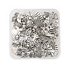 48Pcs 8 Styles Tibetan Style Alloy Pendants TIBE-FP0001-11-1