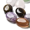 Natural Green Aventurine & Amethyst & Tiger Eye & Rose Quartz & Quartz Crystal & Carnelian Beads Strands G-L164-A-19-4