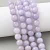 Dyed Natural Malaysia Jade Beads Strands G-G021-02C-27-5